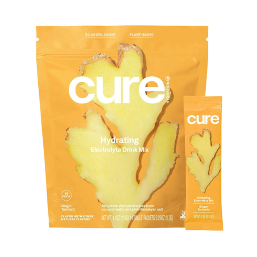 Cure Hydrating Electrolyte Drink Mix - Ginger Turmeric - Shop Home Med