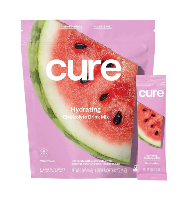 Cure Hydrating Electrolyte Drink Mix - Watermelon - Shop Home Med