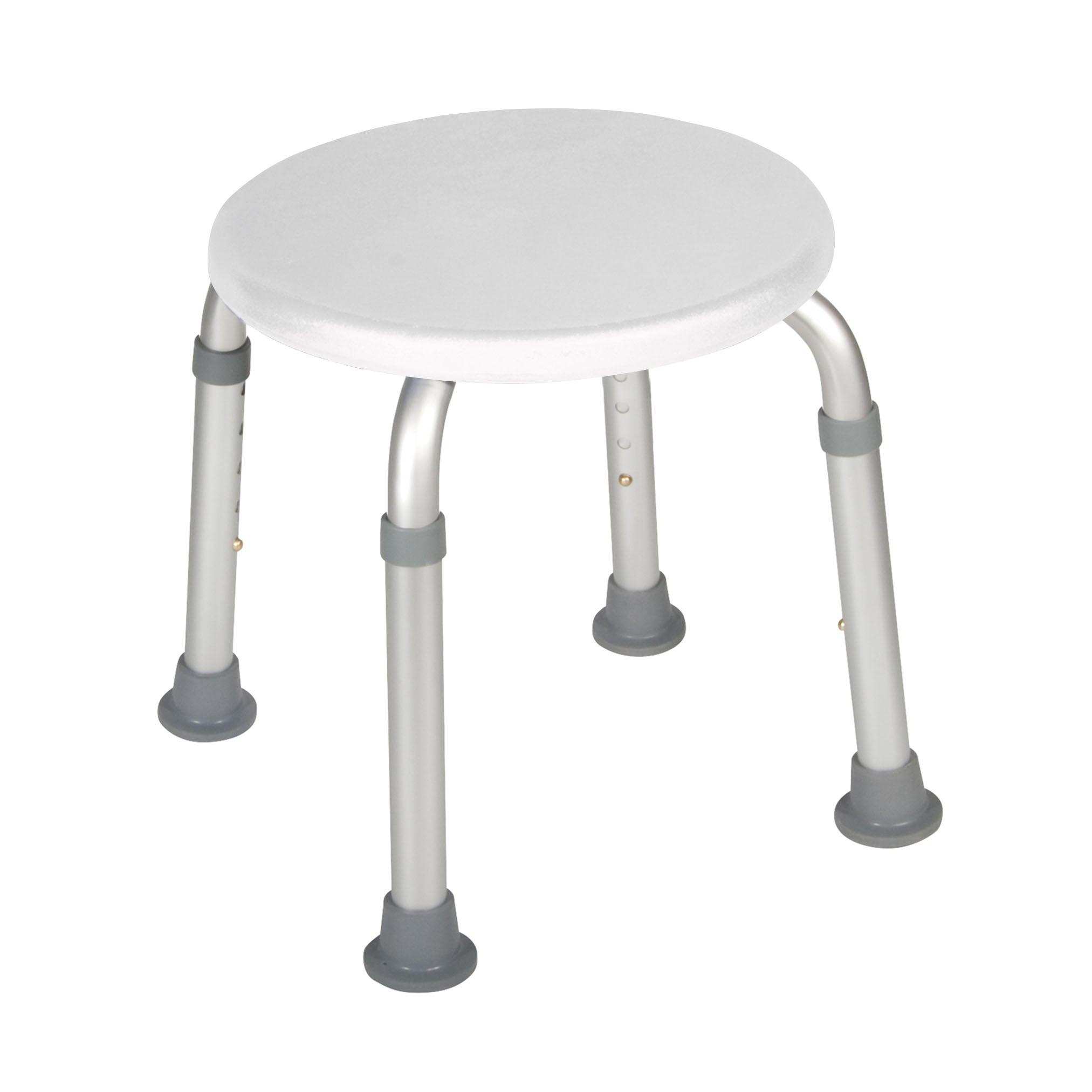 Drive Medical Adjustable Height Bath Stool - White - Shop Home Med