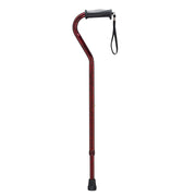 Adjustable Height Offset Handle Cane with Gel Hand Grip - Shop Home Med