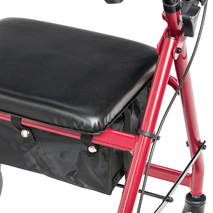 Drive Medical Adjustable Height Rollator Rolling Walker with 6" Wheels - Shop Home Med