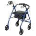 Drive Medical Aluminum Rollator Rolling Walker with Fold Up and Removable Back Support and Padded Seat - Shop Home Med