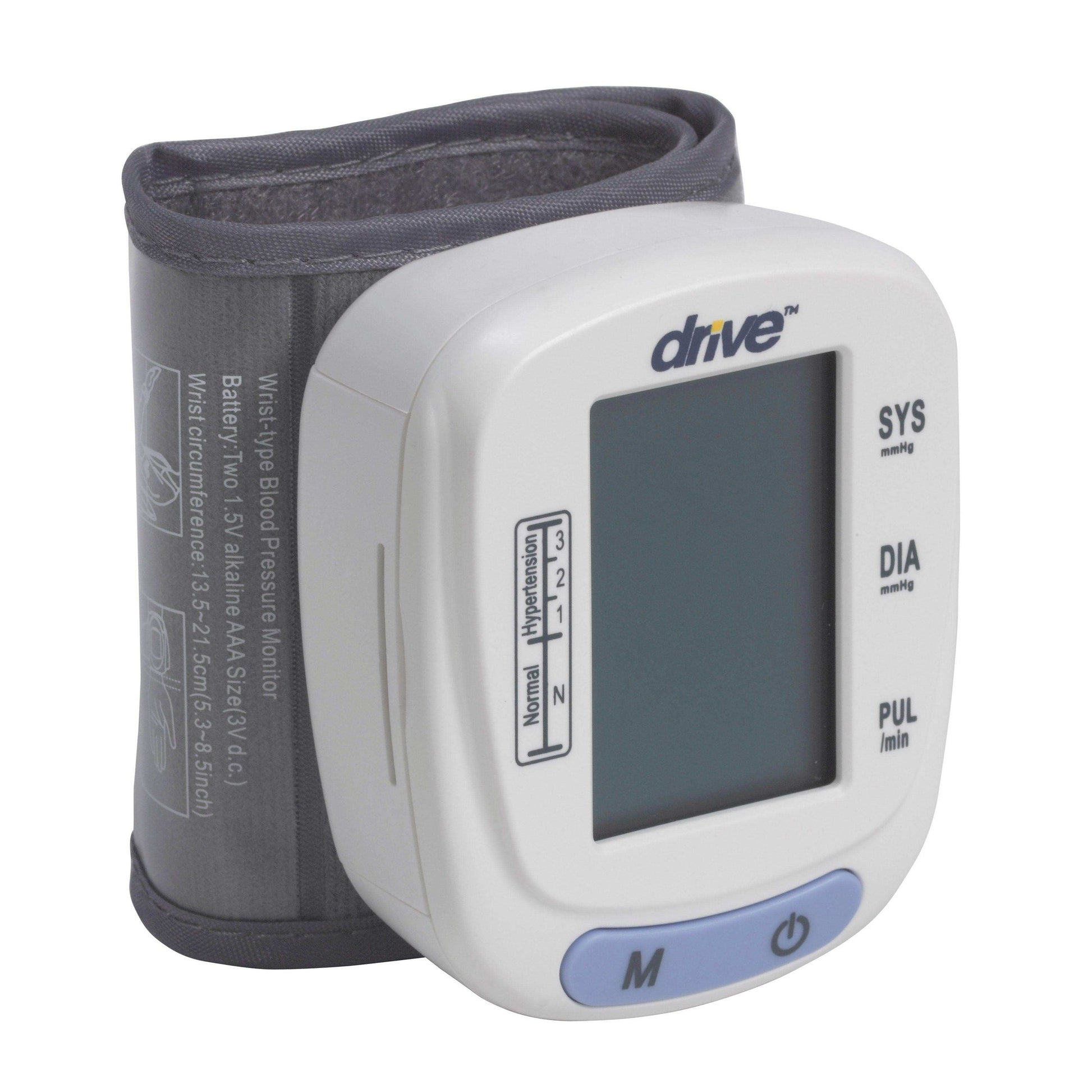 Drive Medical Automatic Blood Pressure Monitor Wrist Model - Shop Home Med