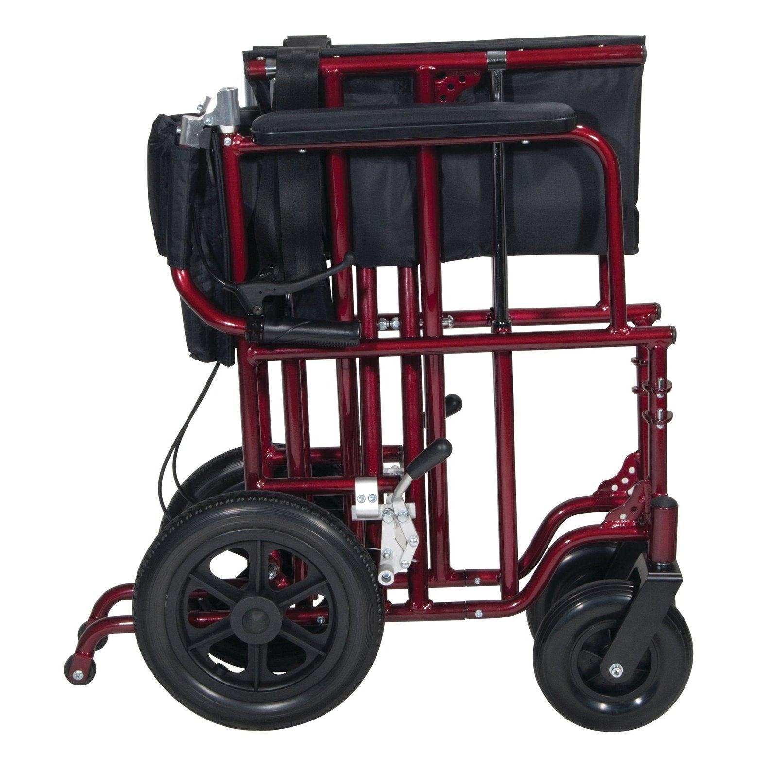Drive Medical Bariatric Heavy Duty Transport Wheelchair - Shop Home Med