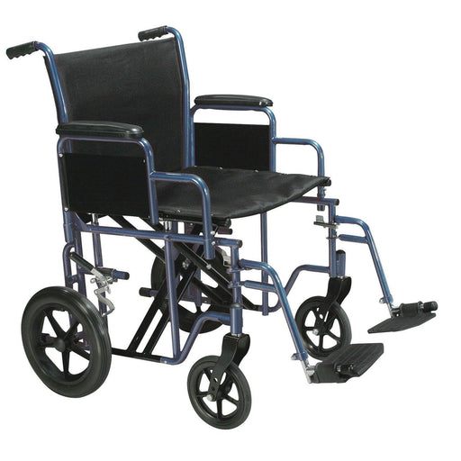 Drive Medical Bariatric Heavy Duty Transport Wheelchair with Swing Away Footrest - Shop Home Med
