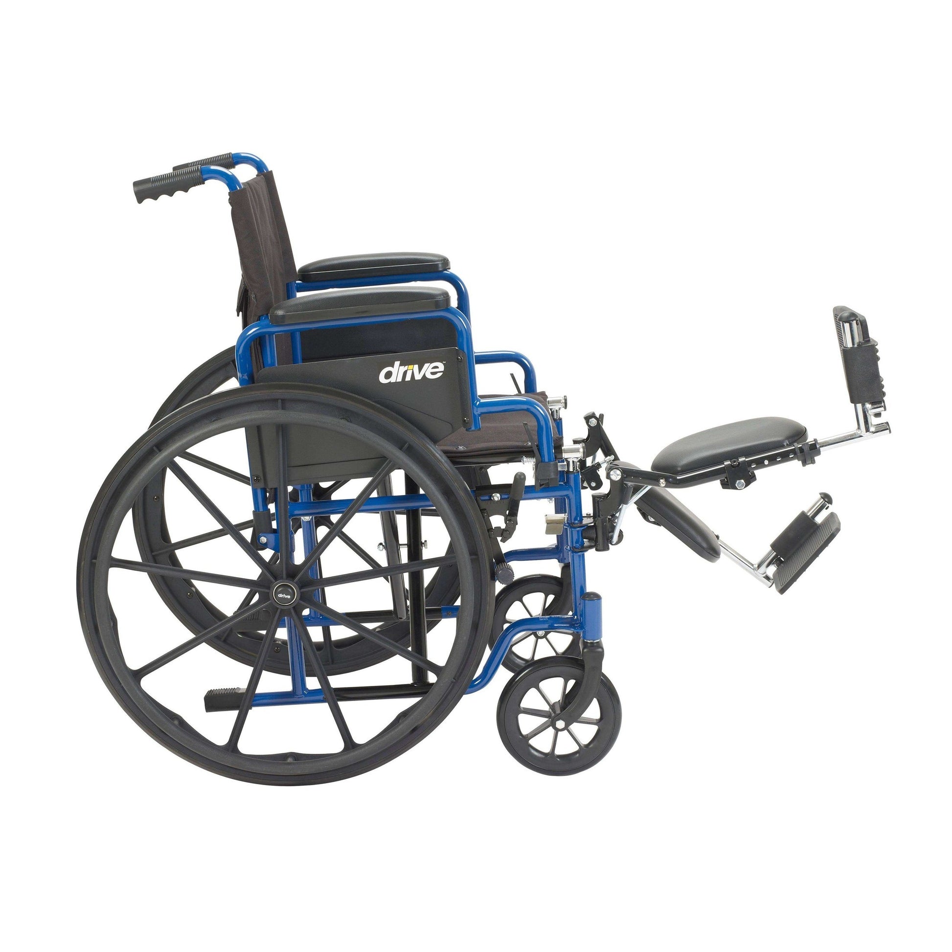 Drive Medical Blue Streak Wheelchair with Flip Back Desk Arms - Shop Home Med