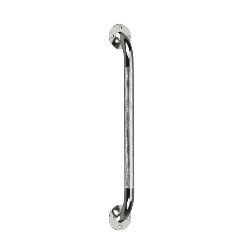 Drive Medical Chrome Knurled Grab Bar - 18" - Shop Home Med