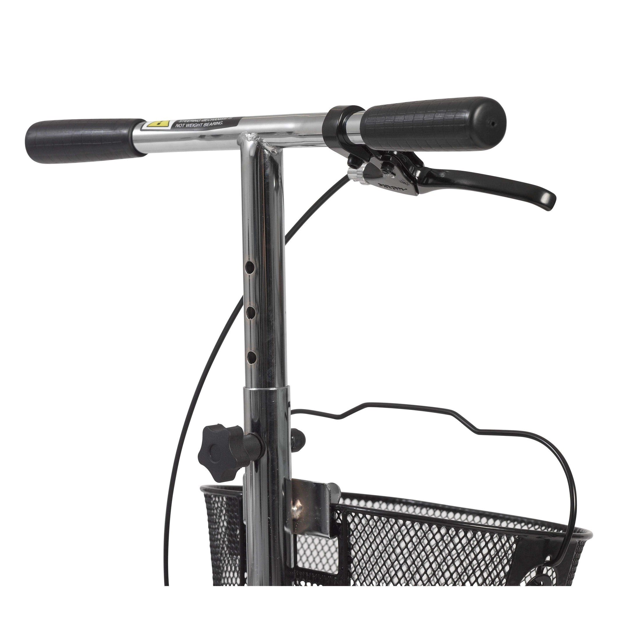 Drive Medical Dual Pad Steerable Knee Walker Knee Scooter with Basket Alternative to Crutches - Shop Home Med