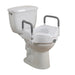 Drive Medical Elevated Raised Toilet Seat with Removable Padded Arms - Shop Home Med