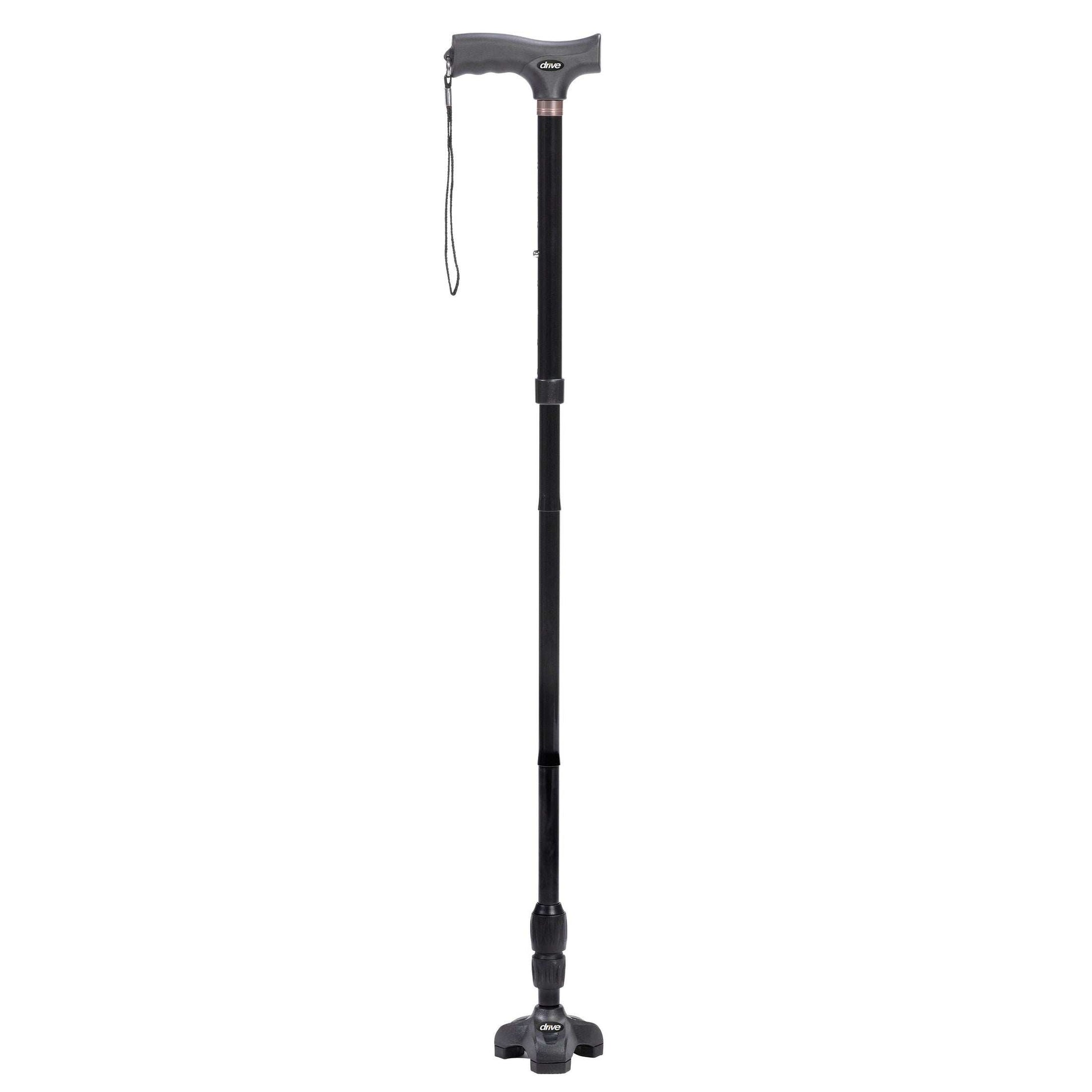 Drive Medical Flex N Go Adjustable Folding Cane with T Handle - Shop Home Med