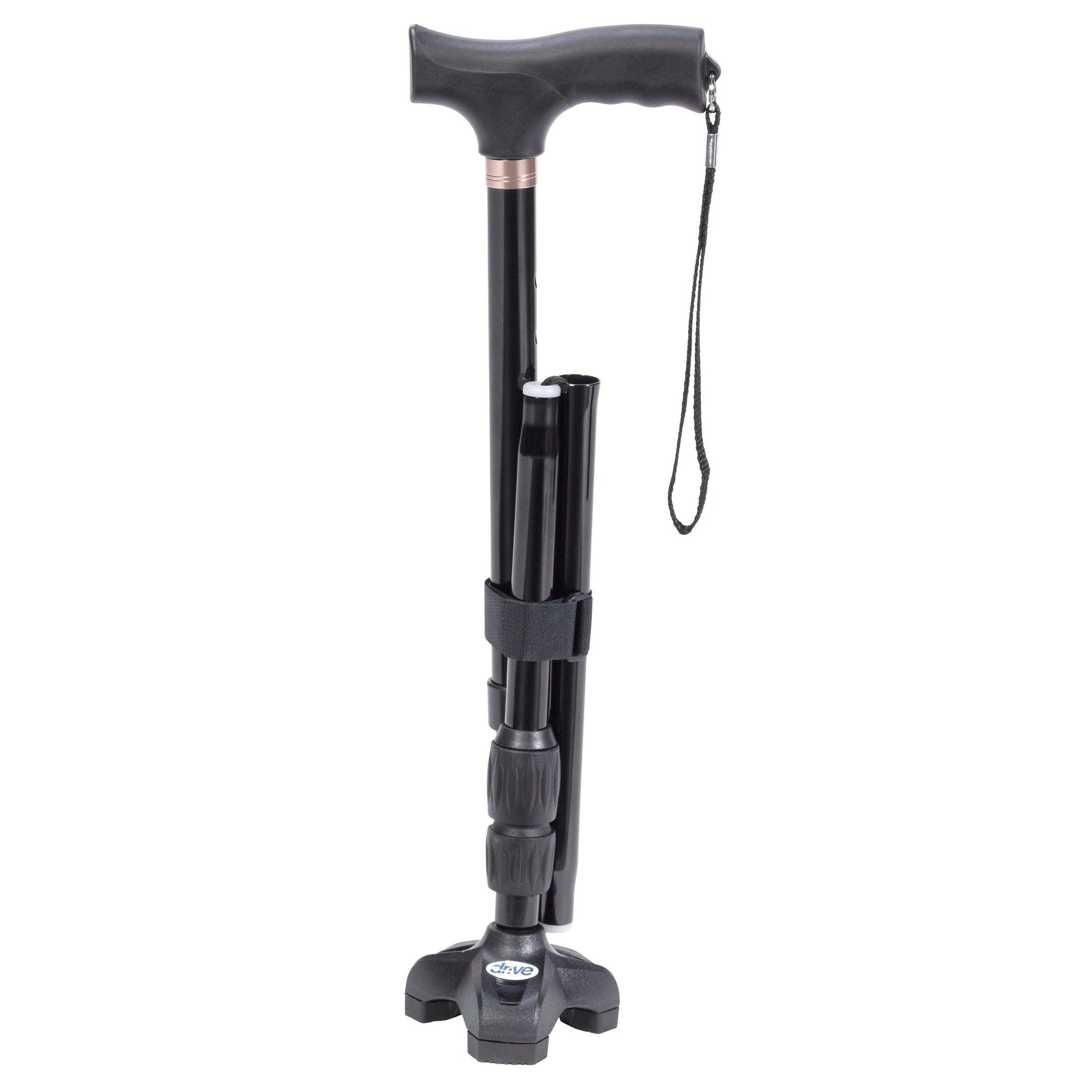 Drive Medical Flex N Go Adjustable Folding Cane with T Handle - Shop Home Med