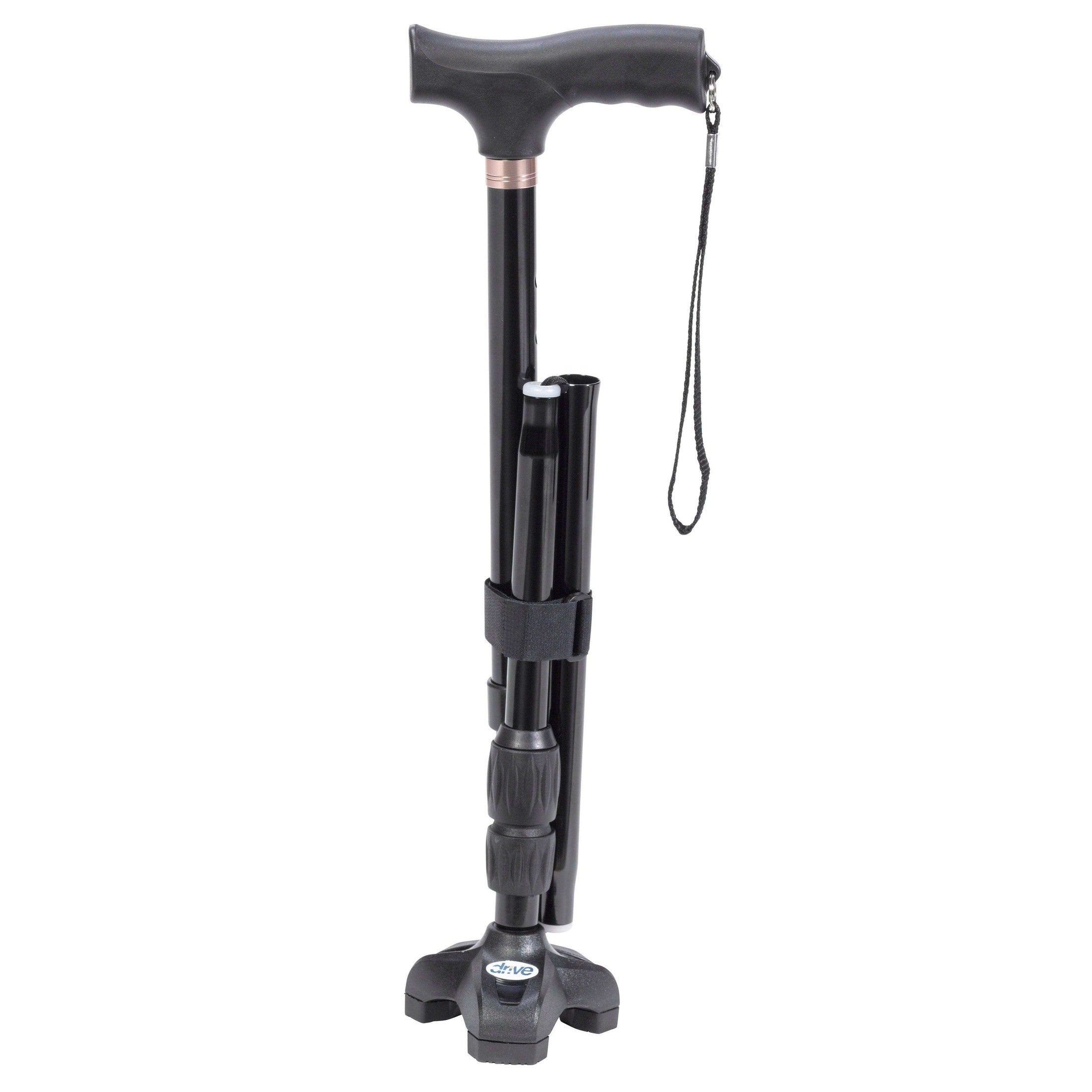 Drive Medical Flex N Go Adjustable Folding Cane with T Handle - Shop Home Med