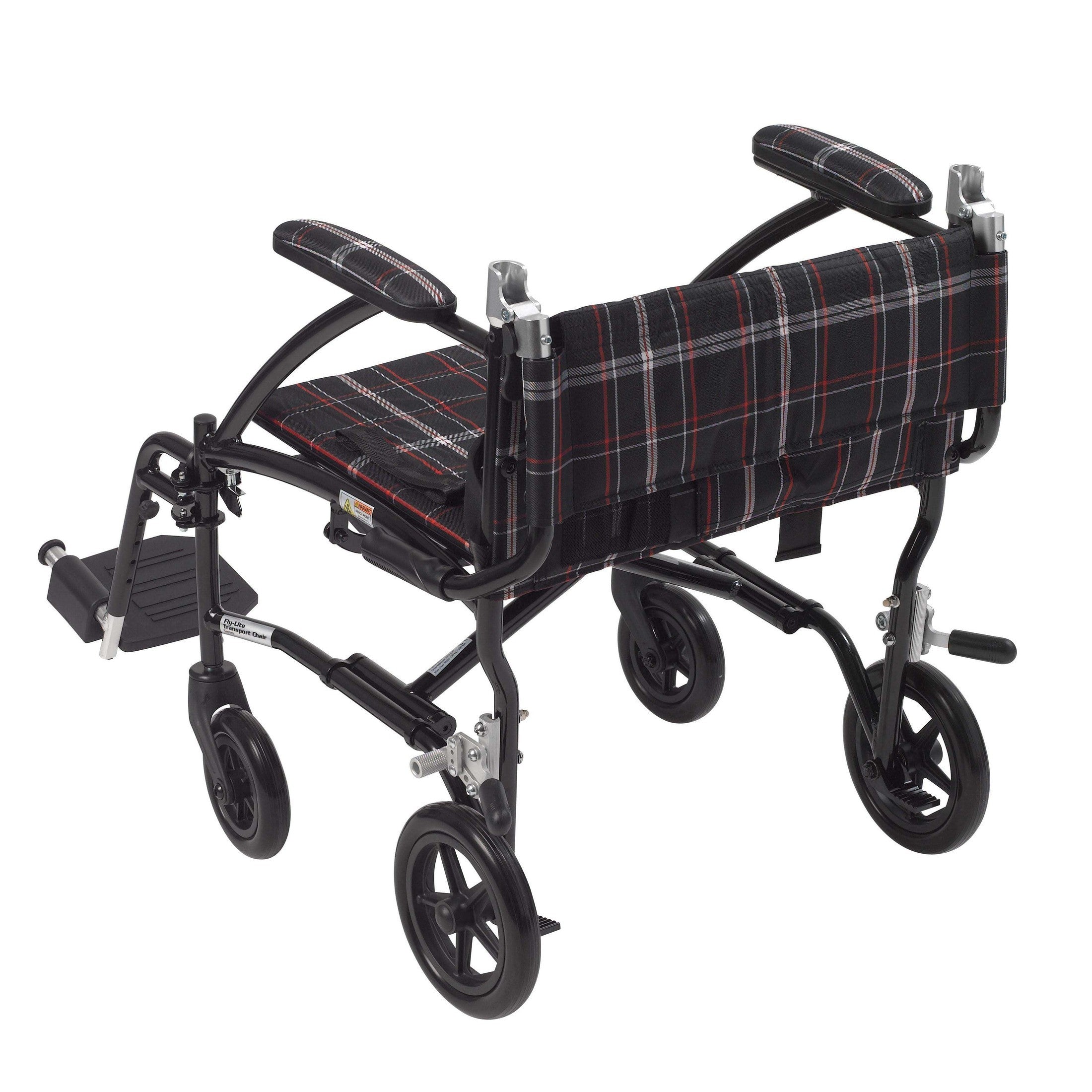 Drive Medical Fly Lite Ultra Lightweight Transport Wheelchair - Shop Home Med