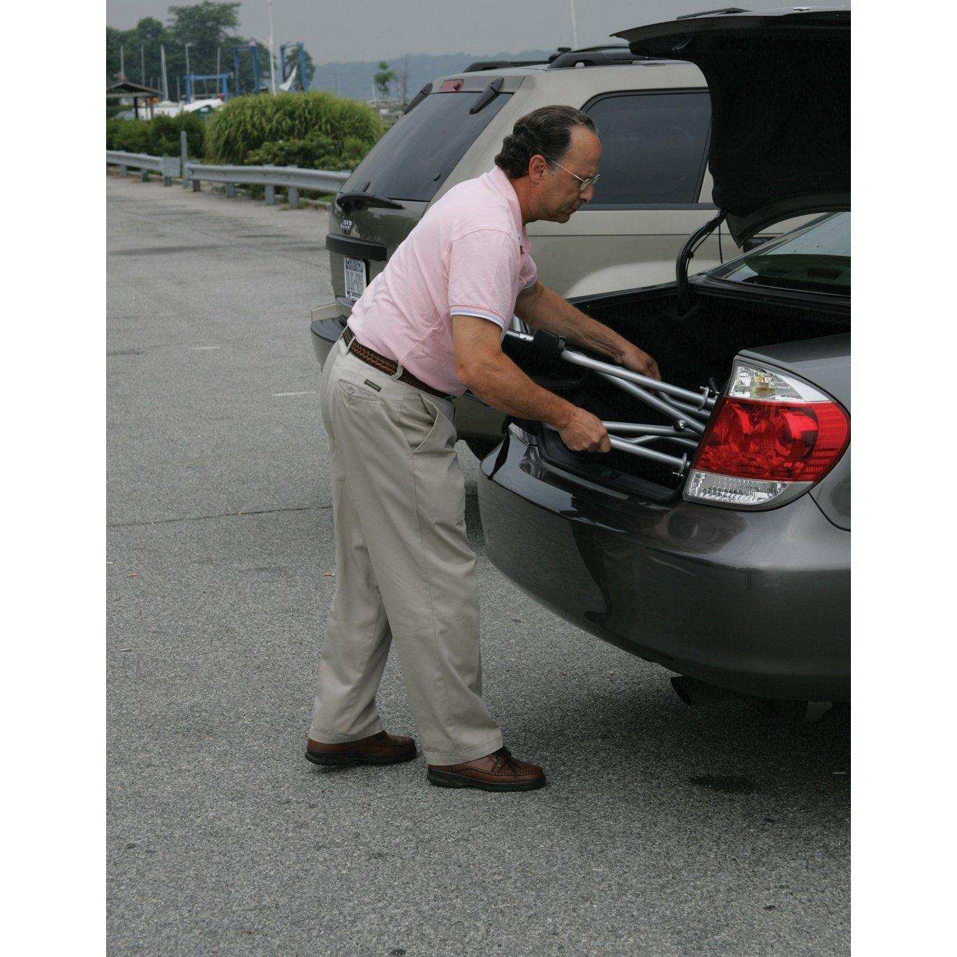 Drive Medical Flyweight Lightweight Transport Wheelchair with Removable Wheels - Shop Home Med