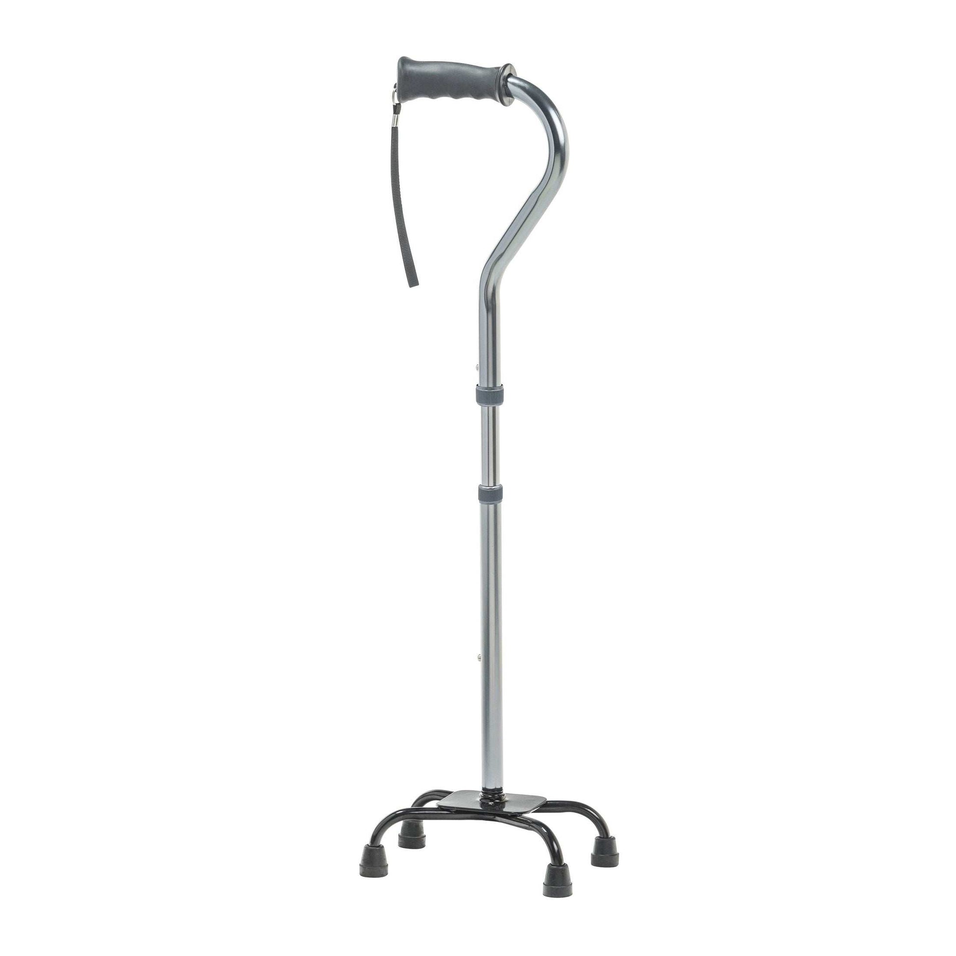 Drive Medical Folding Quad Cane, Small Base, Charcoal - Shop Home Med