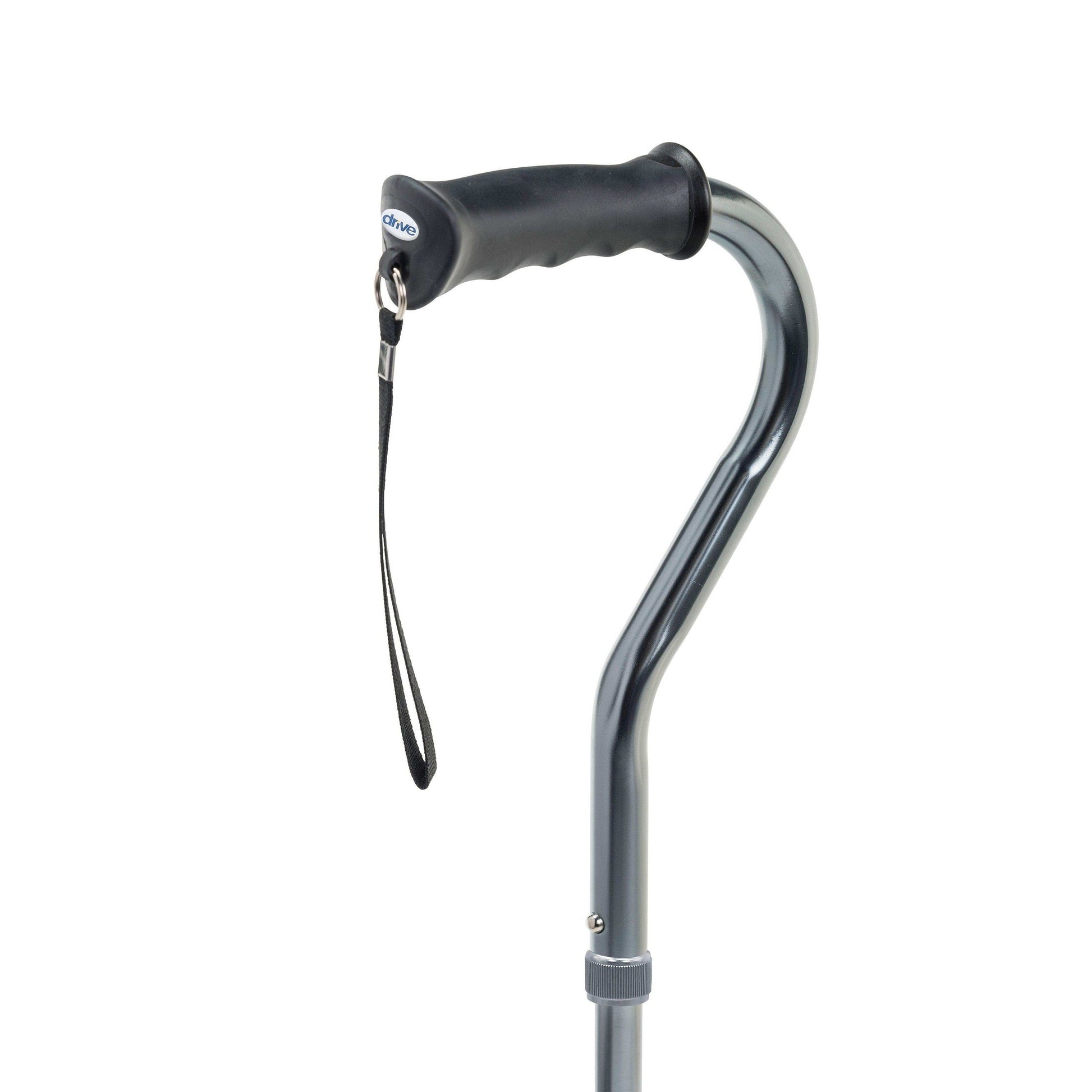Drive Medical Folding Quad Cane, Small Base, Charcoal - Shop Home Med