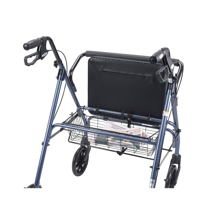 Drive Medical Heavy Duty Bariatric Rollator Rolling Walker with Large Padded Seat - Shop Home Med