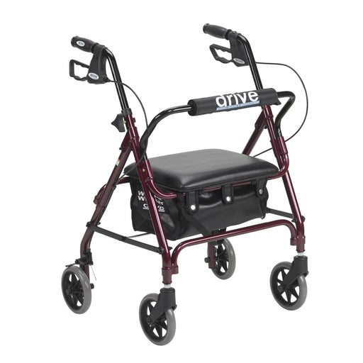 Drive Medical Junior Rollator Rolling Walker with Padded Seat - Shop Home Med