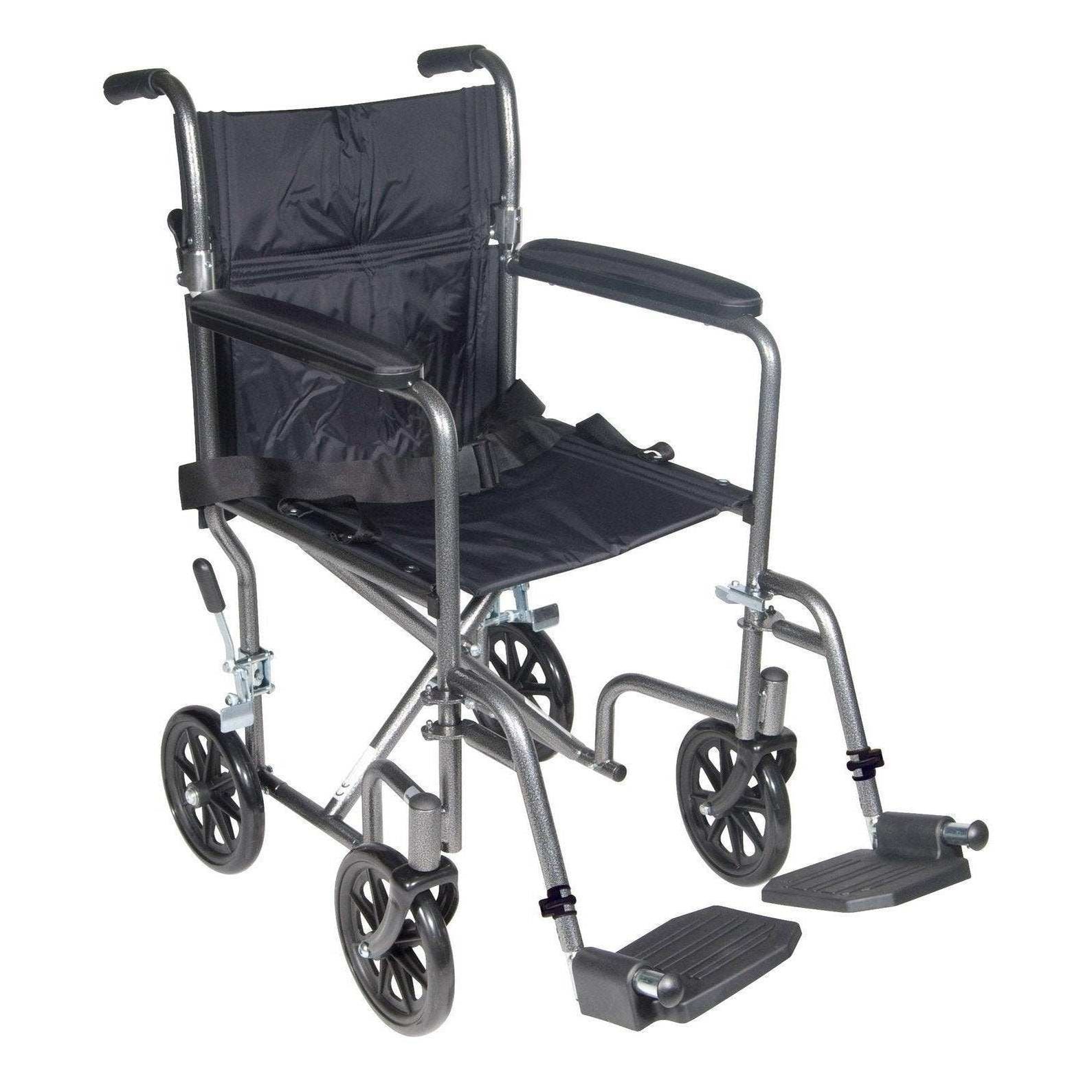Drive Medical Lightweight Steel Transport Wheelchair FSA/HSA Eligible
