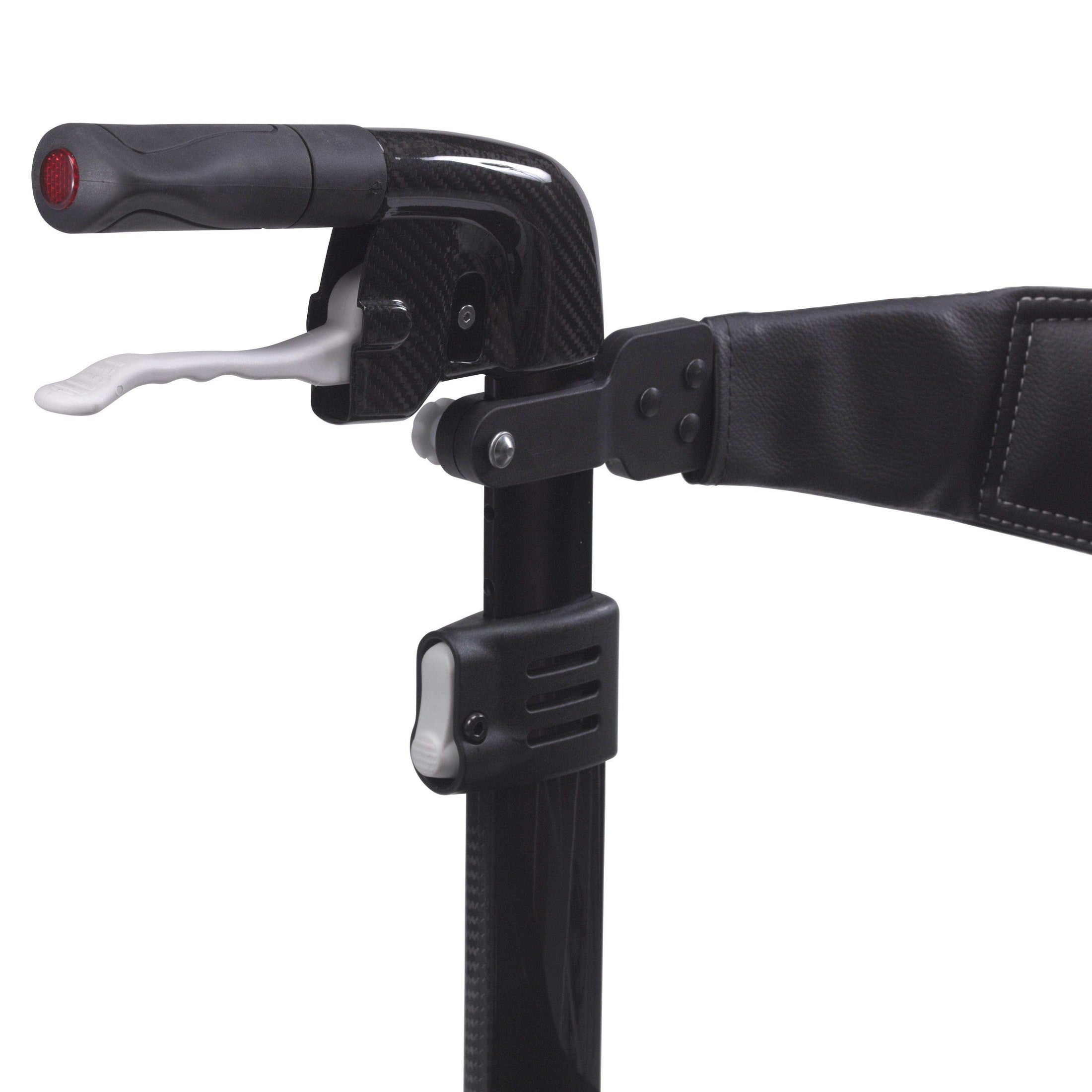 Drive Medical Nitro Elite CF Carbon Fiber Rollator Rolling Walker - Black - Shop Home Med