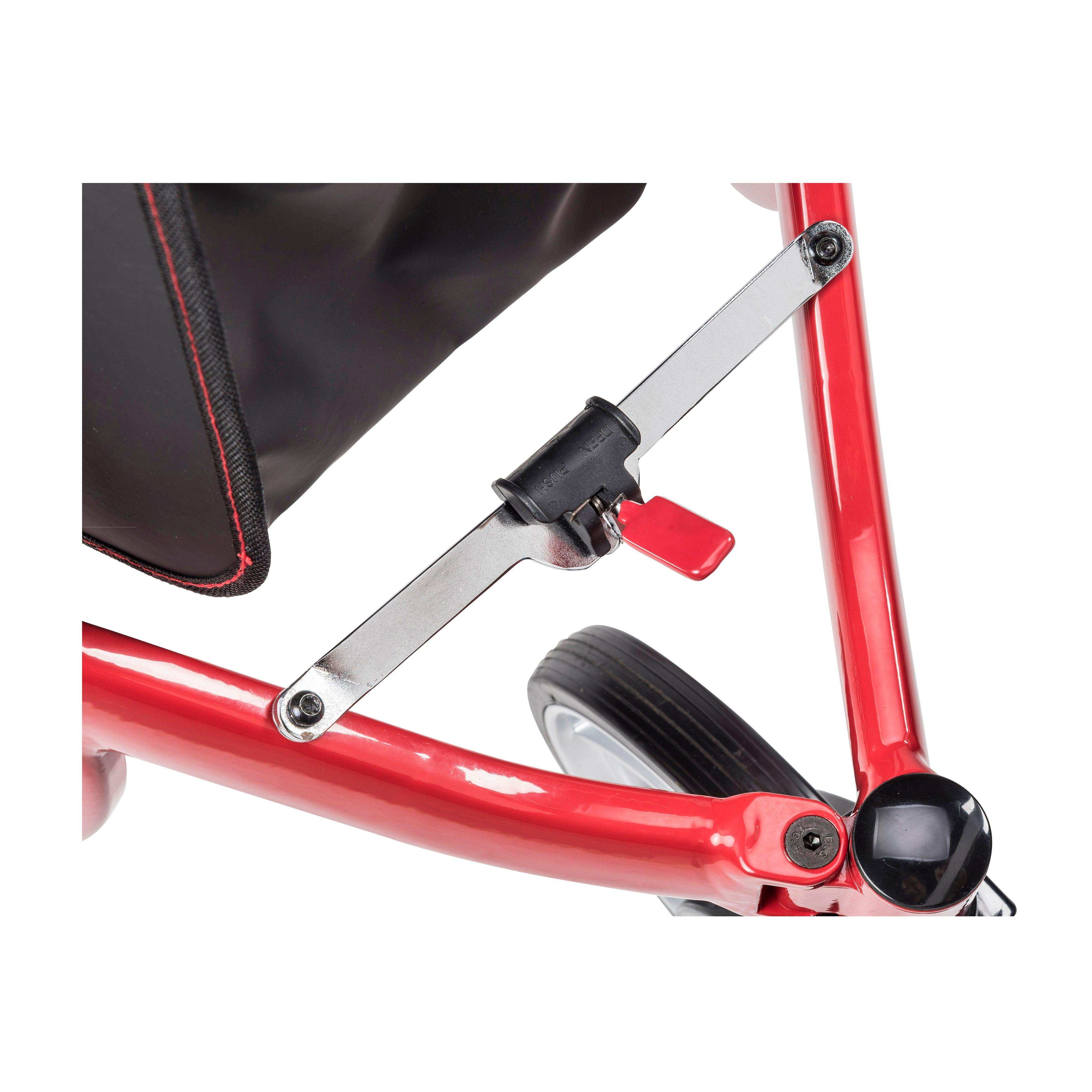 Drive Medical Nitro Euro Style 3-Wheel Rollator Rolling Walker - Shop Home Med