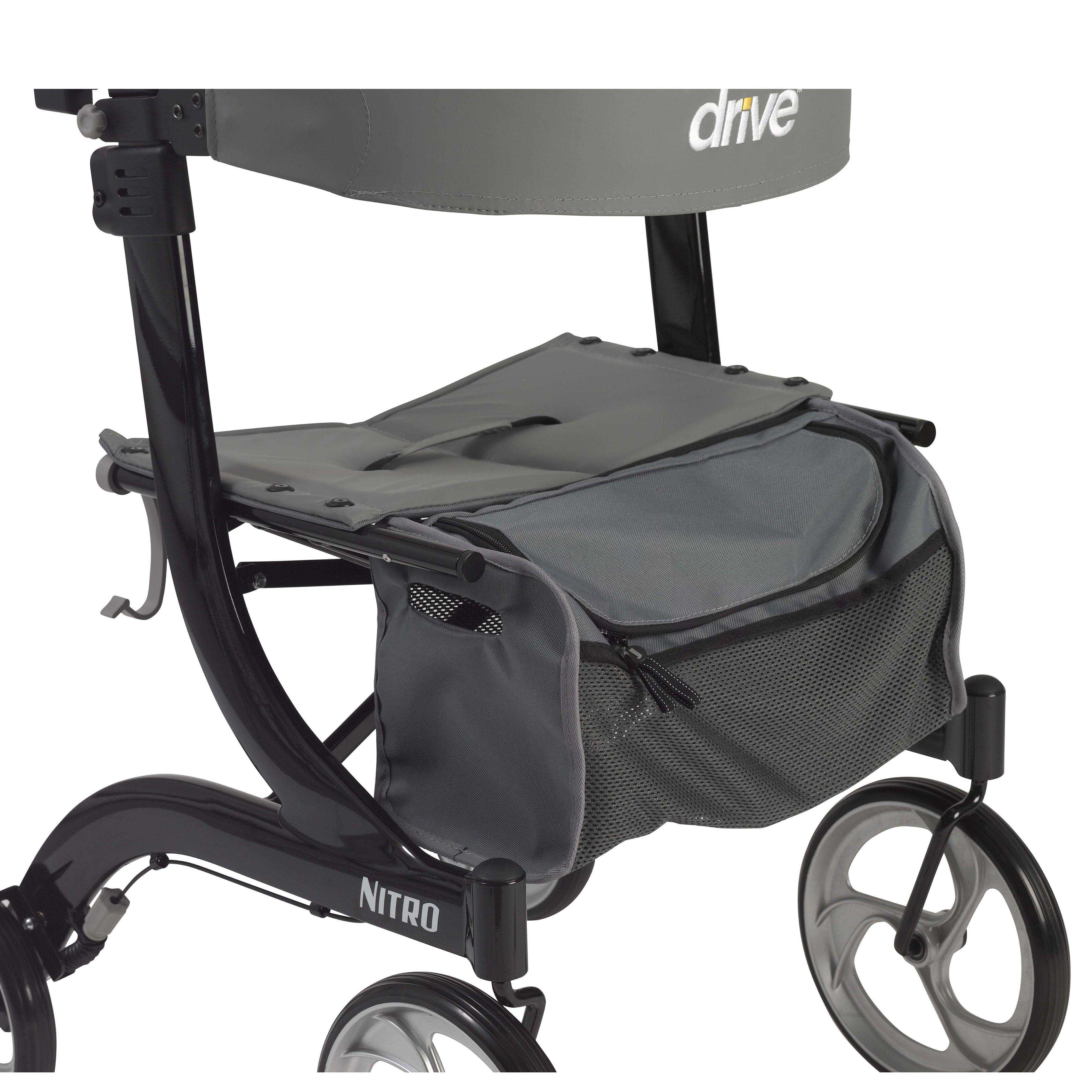 Drive Medical Nitro Euro Style Rollator Rolling Walker - Shop Home Med