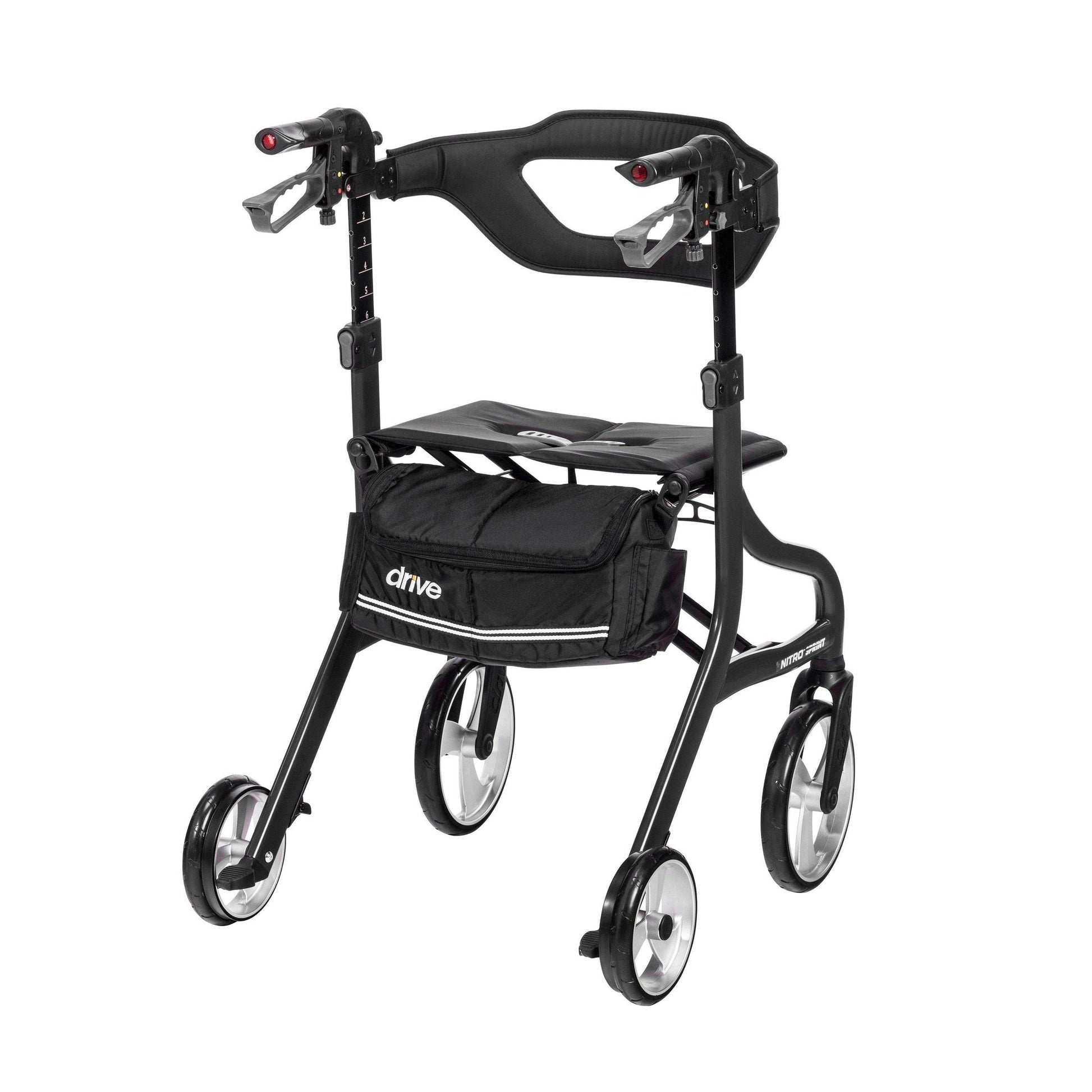 Drive Medical Nitro Sprint Rollator Rolling Walker - Tall - Shop Home Med