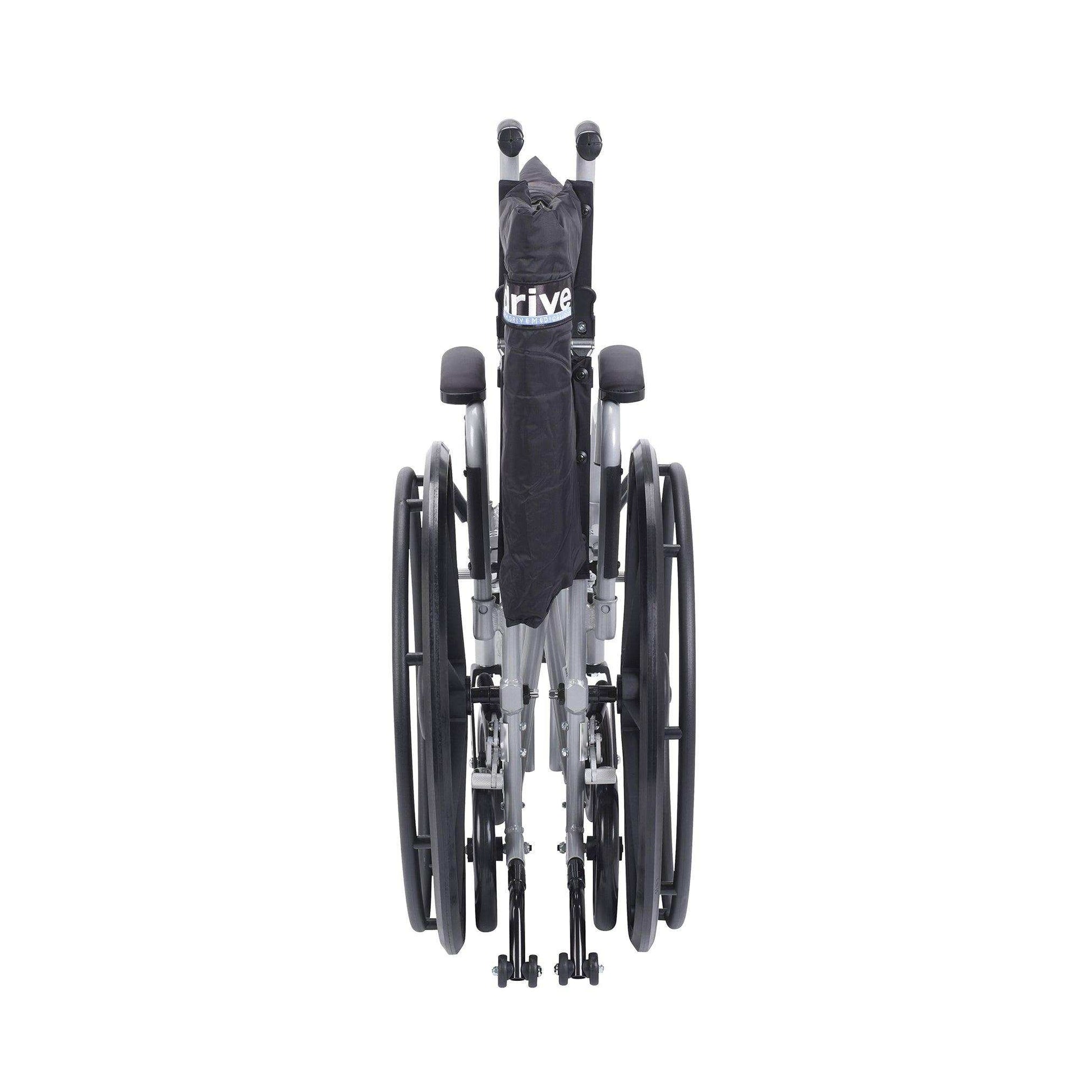 Drive Medical Poly Fly Light Weight Transport Chair Wheelchair with Swing away Footrest - Shop Home Med