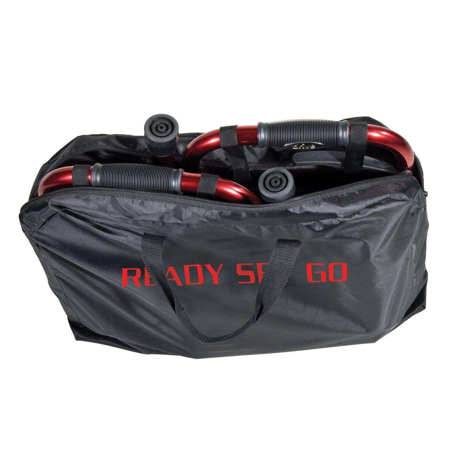 Drive Medical Portable Folding Travel Walker with 5" Wheels and Fold up Legs - Shop Home Med