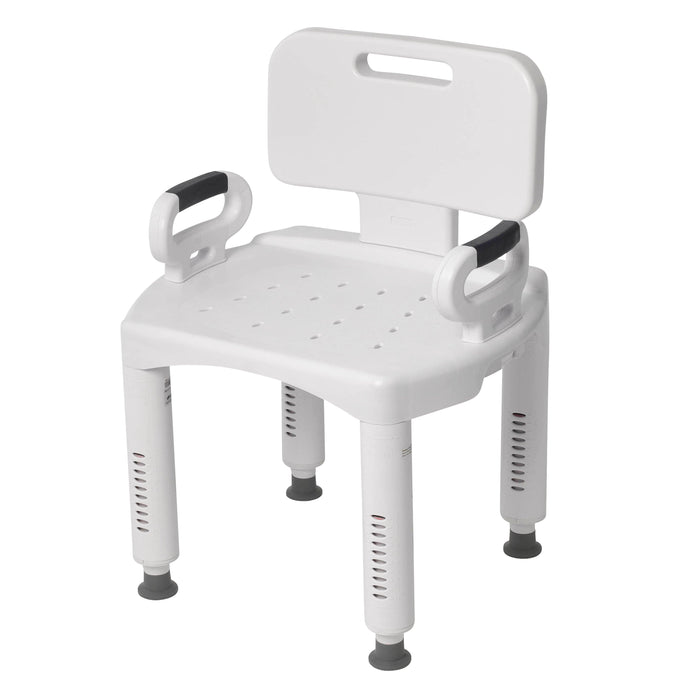 Drive Medical Premium Series Shower Chair with Back and Arms - Shop Home Med