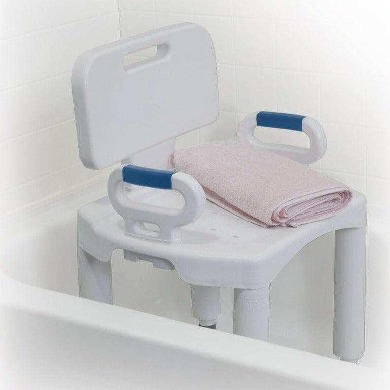 Drive Medical Premium Series Shower Chair with Back and Arms - Shop Home Med