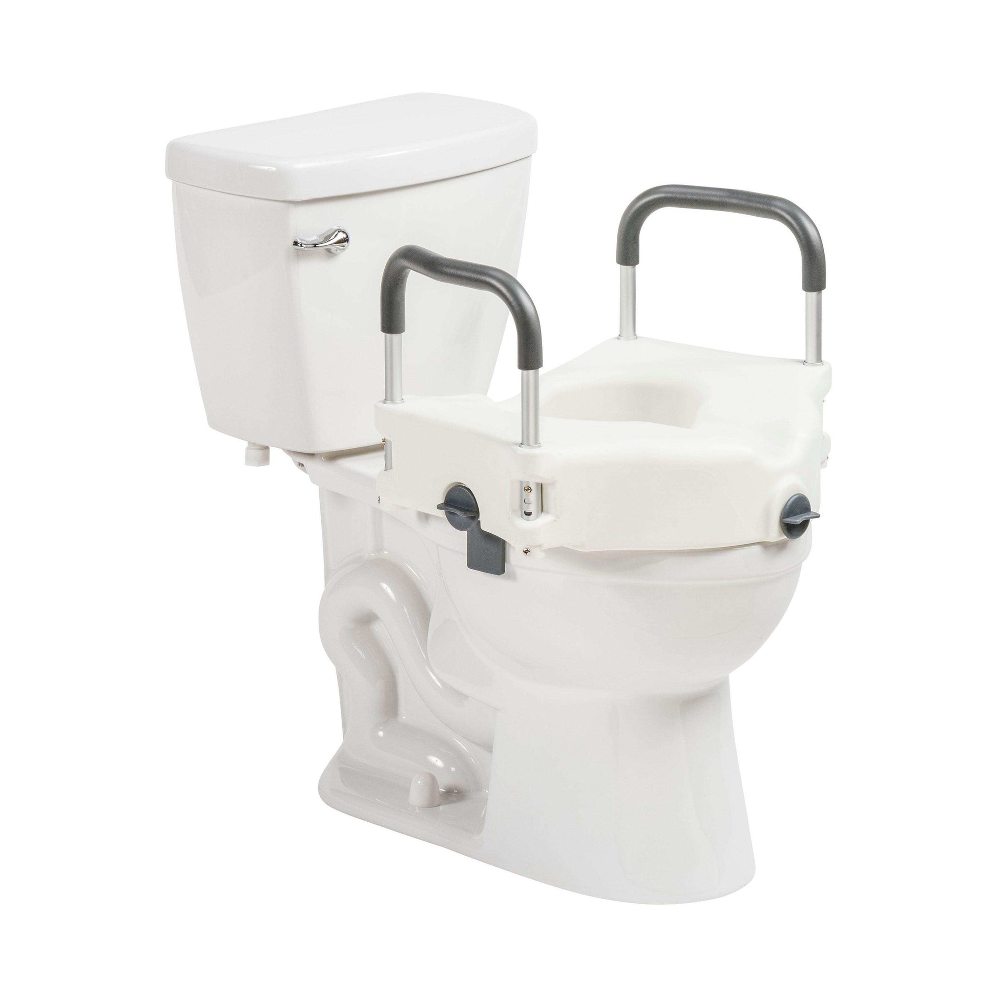 Drive Medical PreserveTech Secure Lock Raised Toilet Seat - 5" Height - Shop Home Med