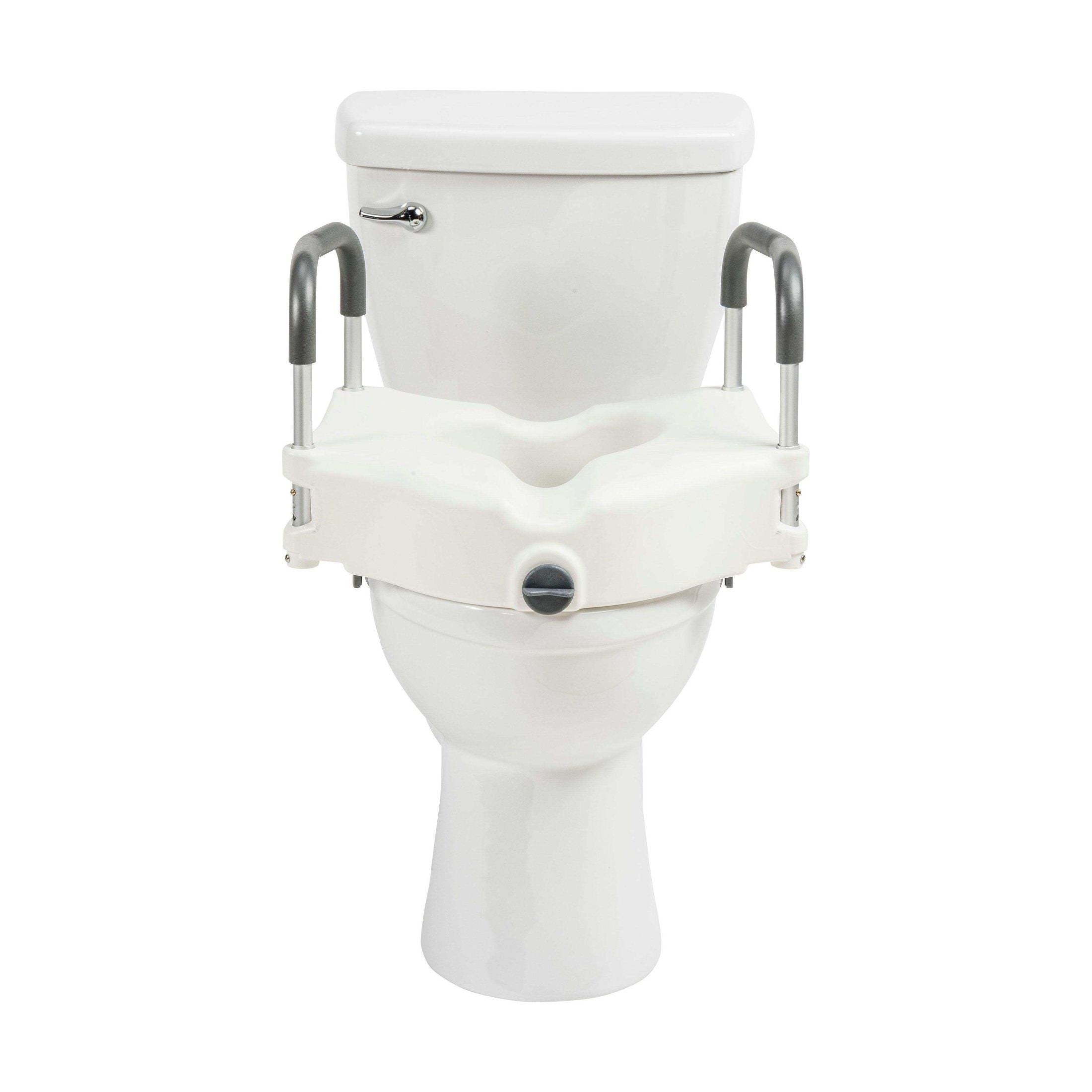 Drive Medical PreserveTech Secure Lock Raised Toilet Seat - 5" Height - Shop Home Med