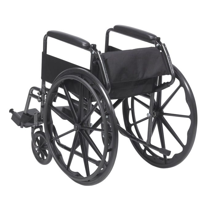 Drive Medical Silver Sport 1 Wheelchair with Full Arms and Swing away Removable Footrest - Shop Home Med