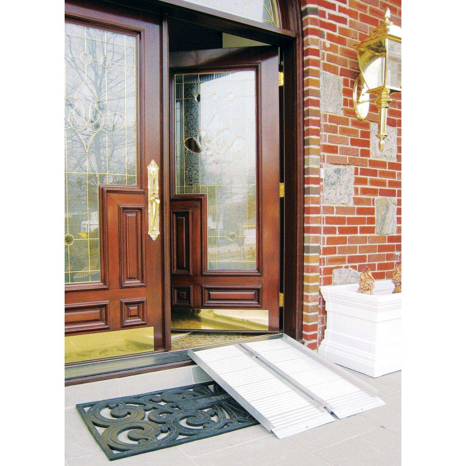 Drive Medical Single Fold Portable Wheelchair Scooter Ramp with Carry Handle and Travel Bag - Shop Home Med