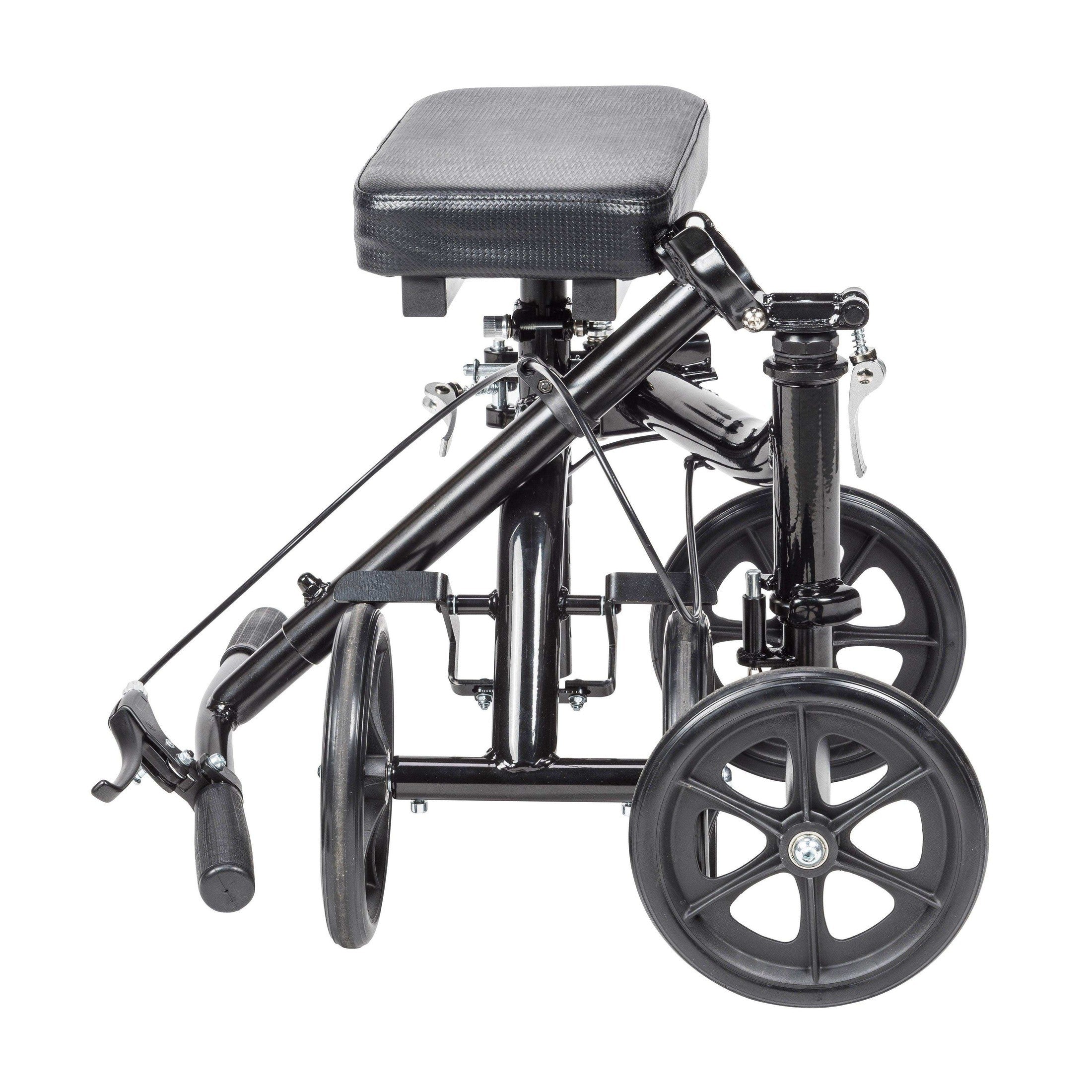 Drive Medical Steerable Folding Knee Walker Knee Scooter, Alternative to Crutches - Shop Home Med