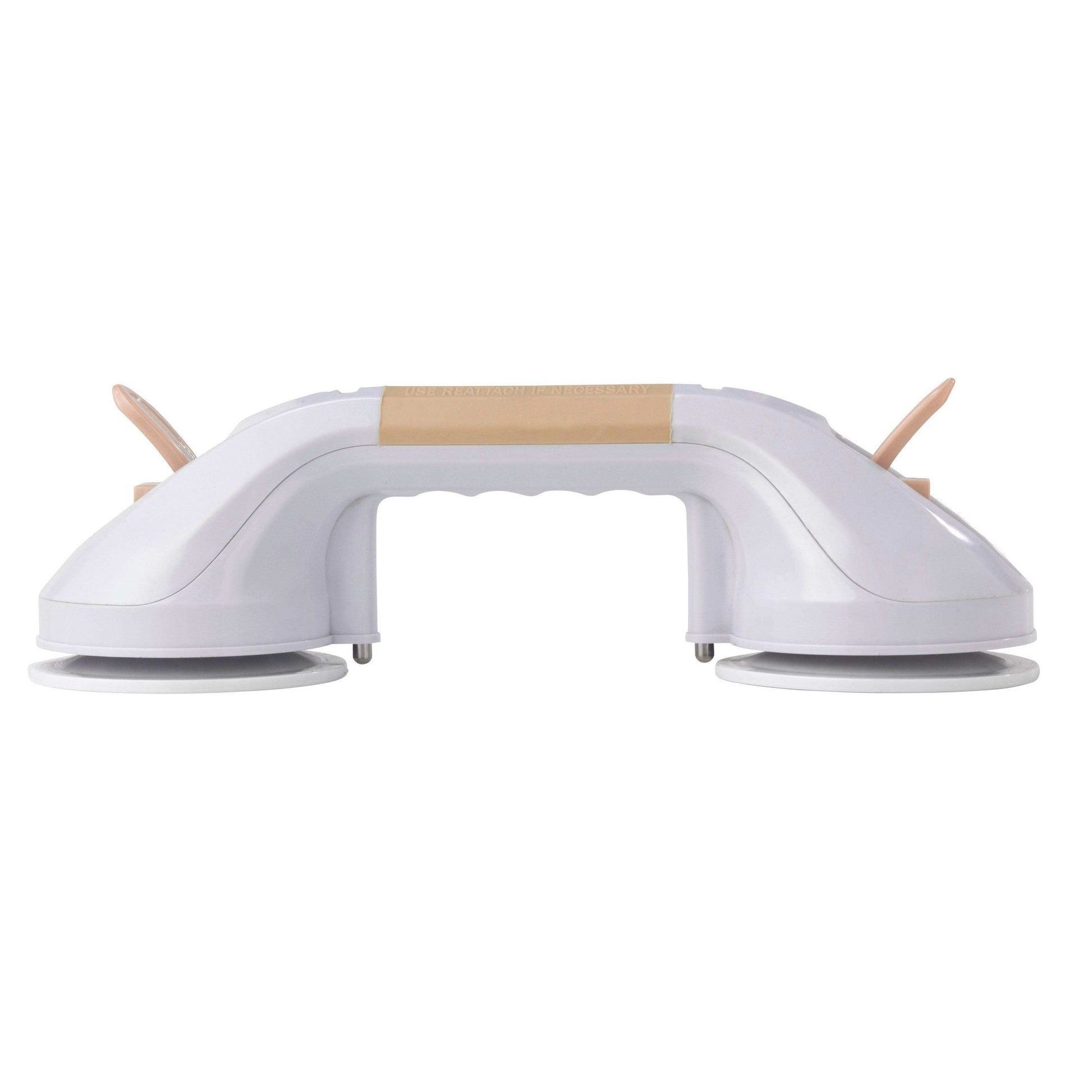 Drive Medical Suction Cup Grab Bar, 12" - White and Beige - Shop Home Med