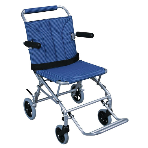 Drive Medical Silver Sport 1 Wheelchair with Full Arms and Swing away  Removable Footrest
