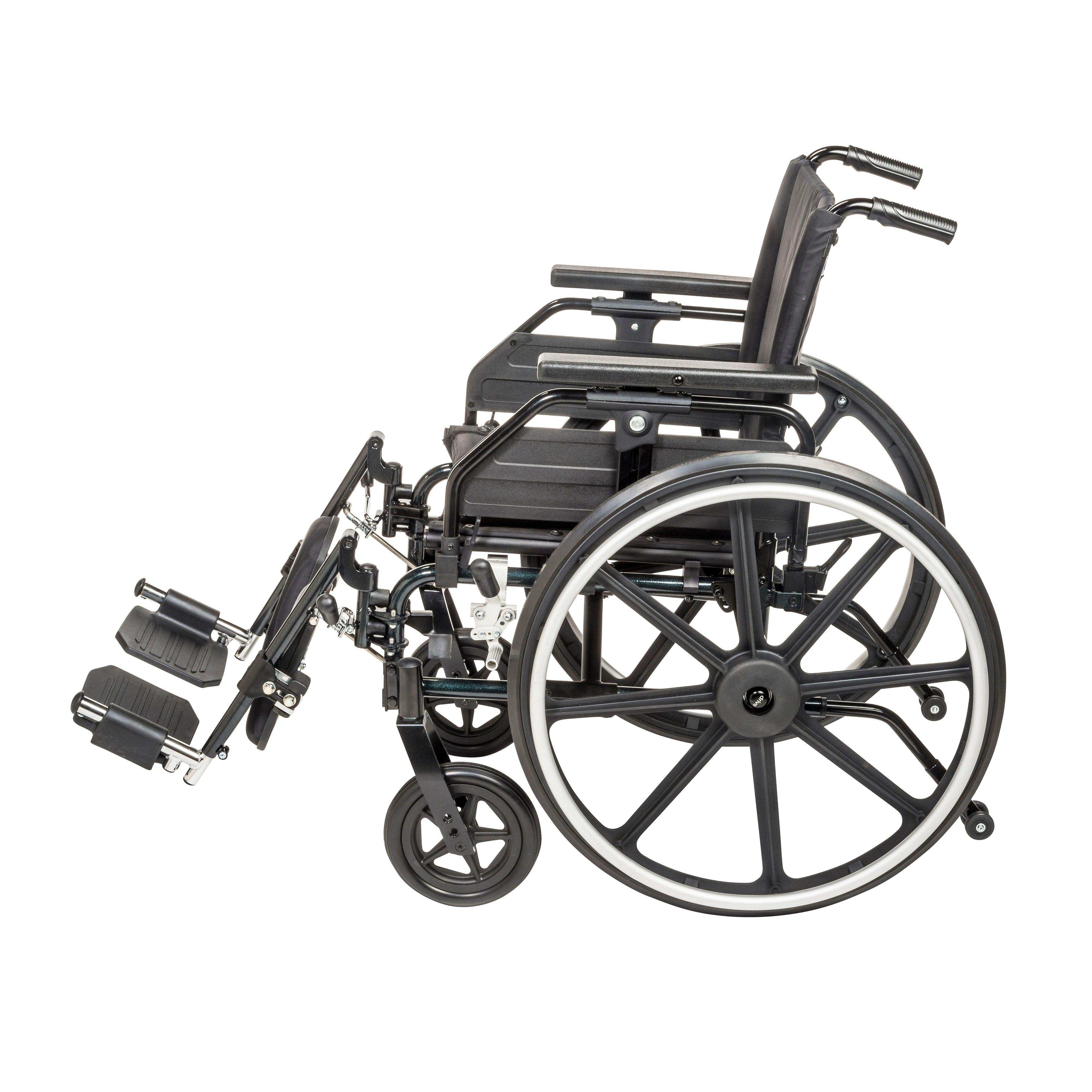 Drive Medical Viper Plus GT Wheelchair with Universal Armrests - Shop Home Med