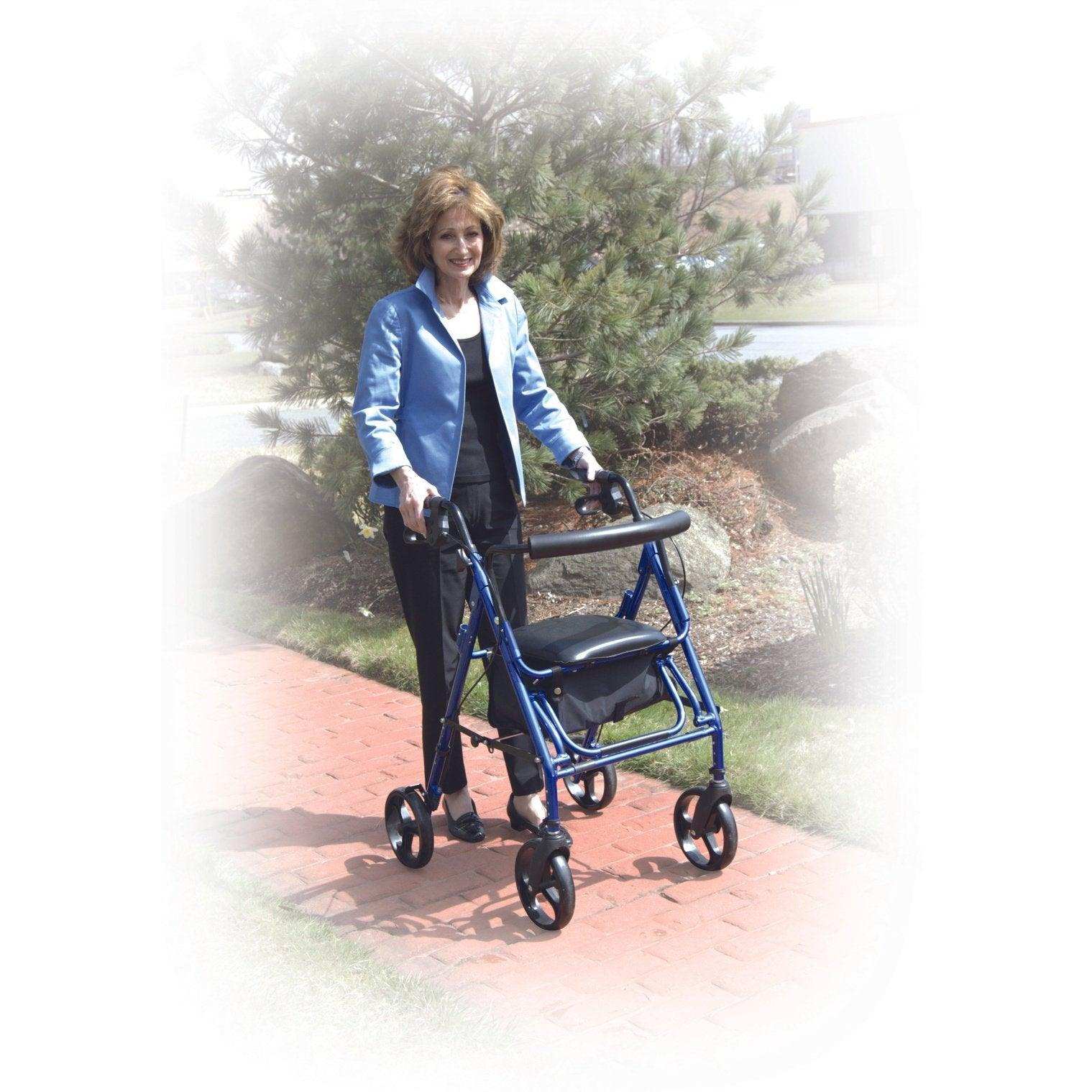Duet Dual Function Transport Wheelchair Rollator Rolling Walker - Shop Home Med