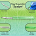 FifthPulse Disposable Scalpel Knife - #11 - Individually Wrapped Sterile Scalpel Blades - Shop Home Med