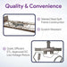 Full Electric Hospital Bed - Foam Mattress - Full Rails - 36x80 Adjustable Height - Shop Home Med