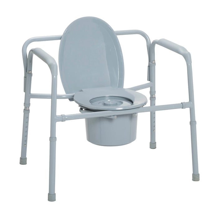 Heavy Duty Bariatric Folding Bedside Commode Chair - Shop Home Med