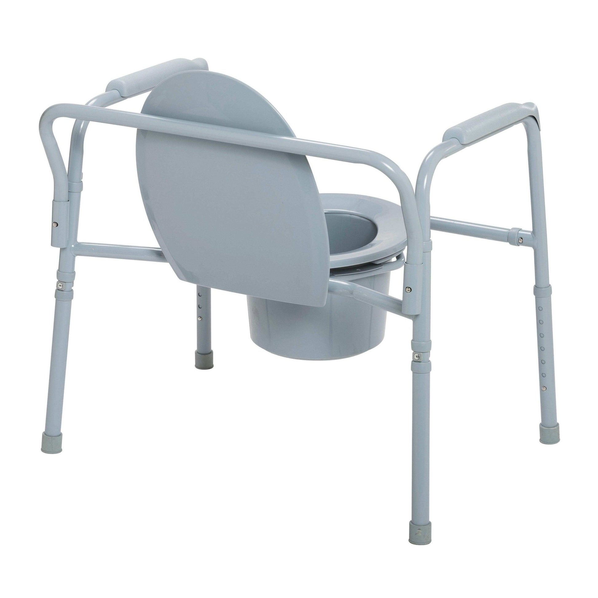 Heavy Duty Bariatric Folding Bedside Commode Chair - Shop Home Med