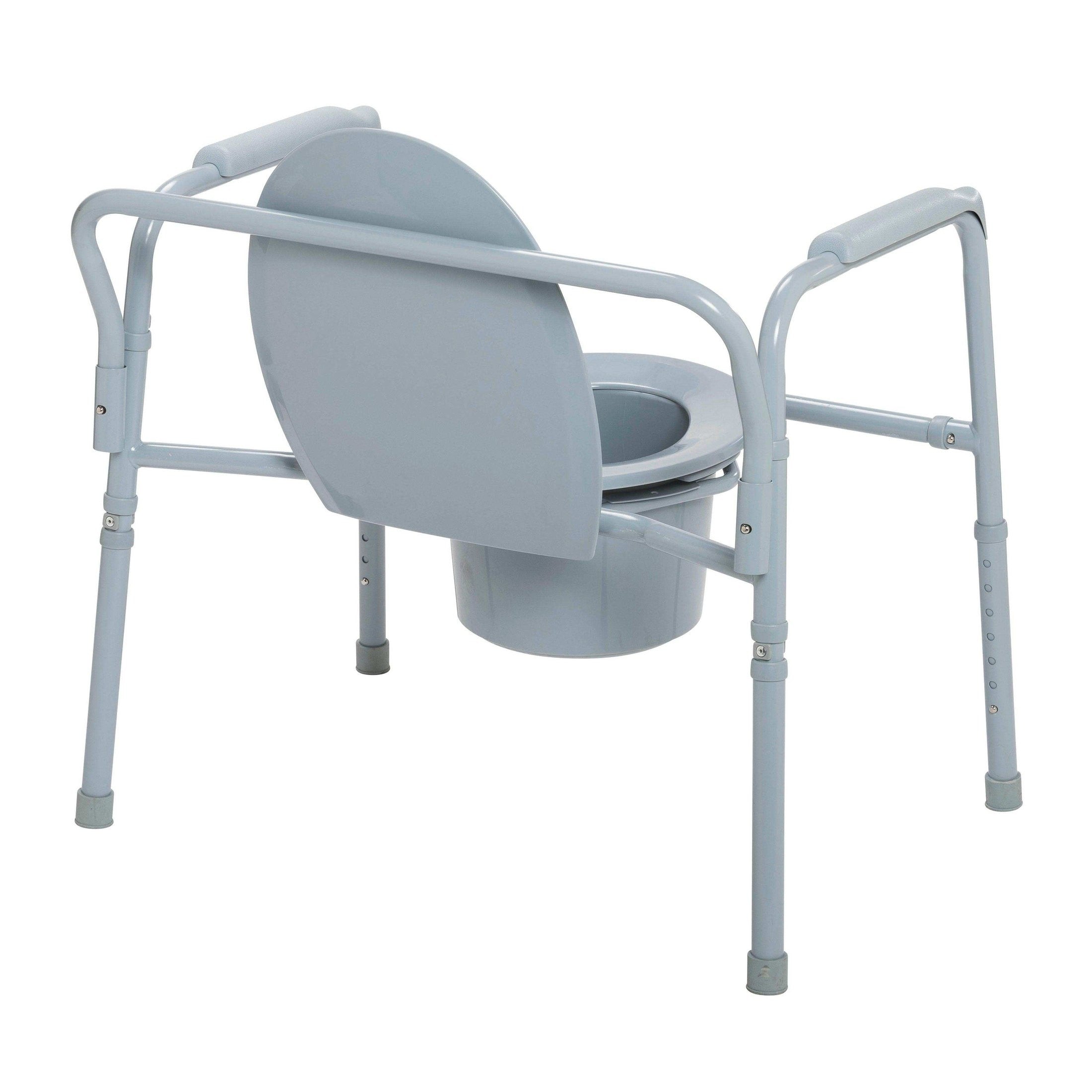 Heavy Duty Bariatric Folding Bedside Commode Chair - Shop Home Med