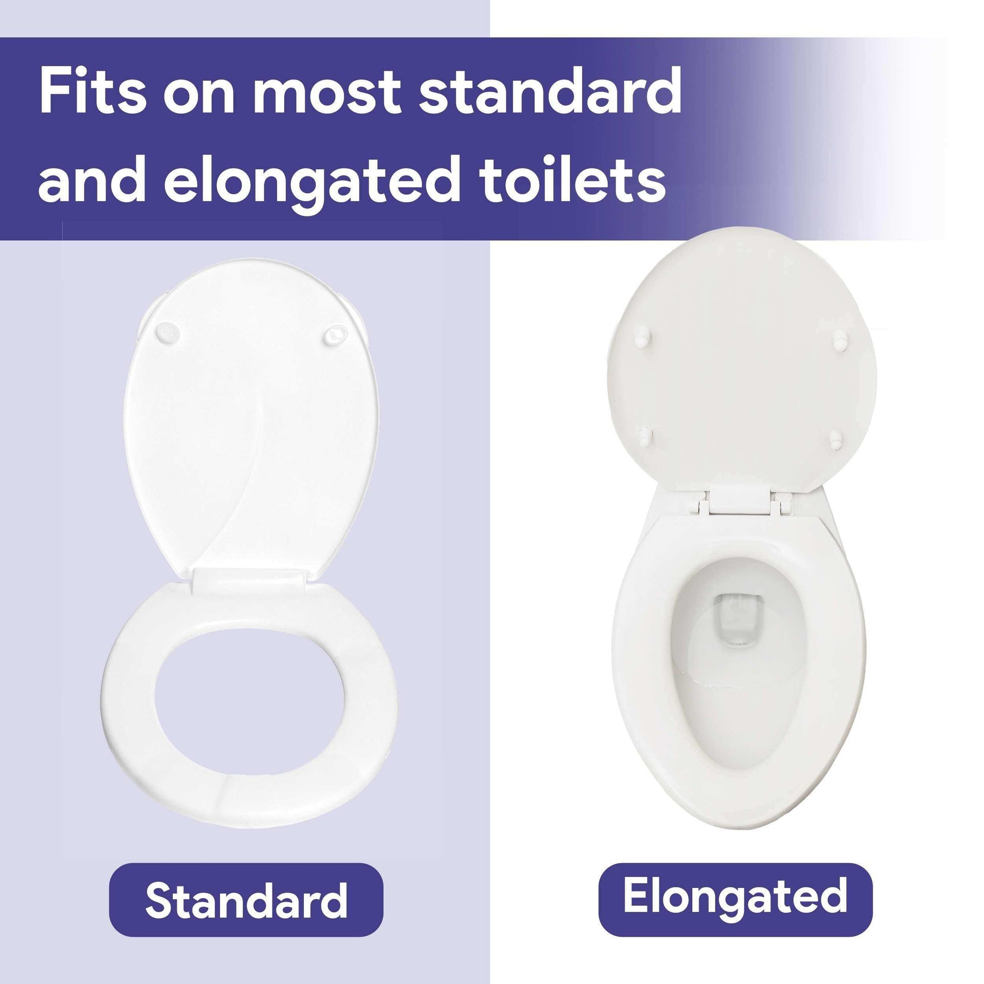 Medacure Locking Toilet Seat - Raised Toilet Seat Riser for Seniors - Shop Home Med