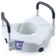 Medacure Locking Toilet Seat with Arms - Raised Toilet Seat Riser for Seniors - Shop Home Med