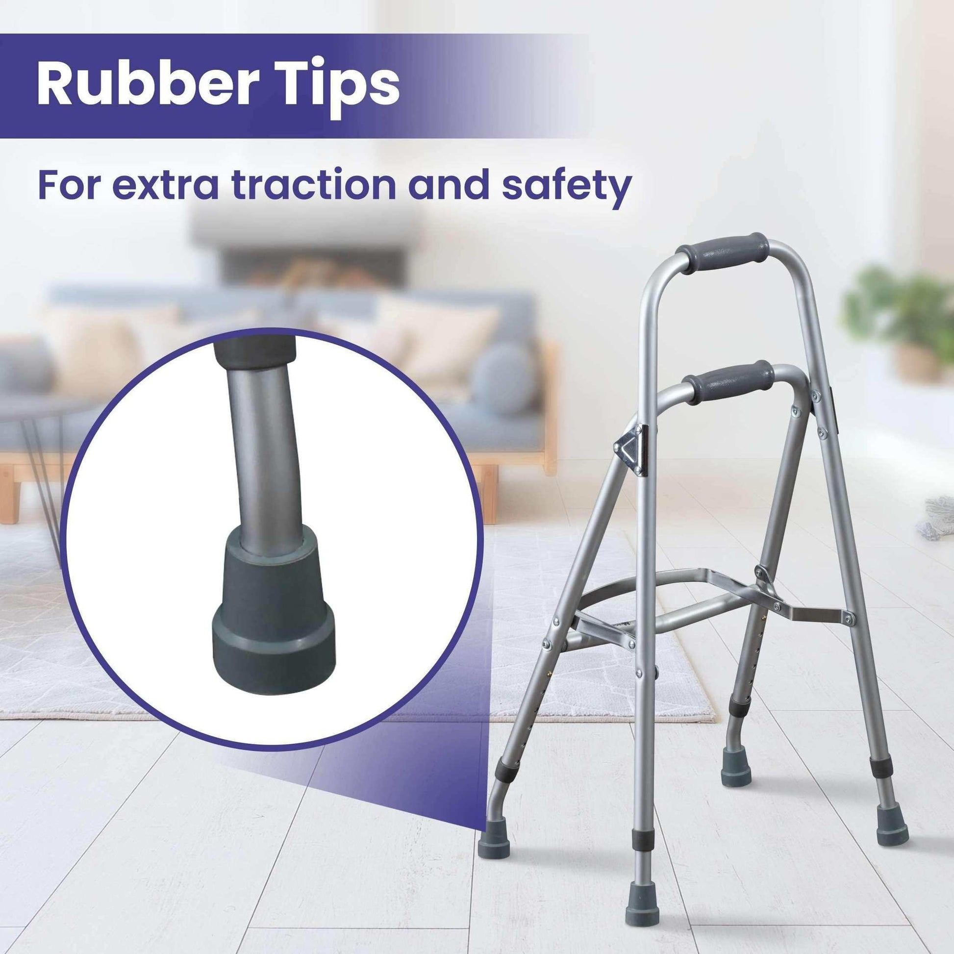 Medacure Side Stepper Hemi Walkers for Seniors - Silver Lightweight Walker - Shop Home Med