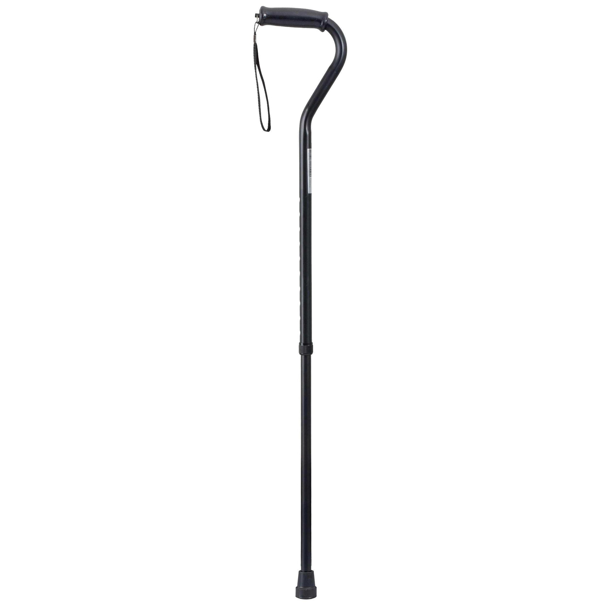 Medacure Walking Cane Black Aluminum Frame with Offset Handle - 6 Canes per Case - Shop Home Med