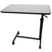 Medical Gray Overbed Table with Wheels for Home and Hospital Use - Shop Home Med